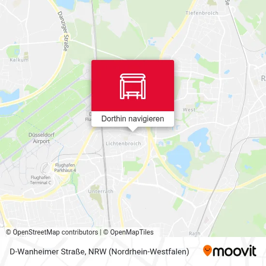 D-Wanheimer Straße Karte