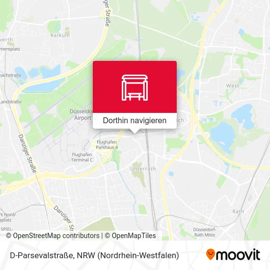 D-Parsevalstraße Karte