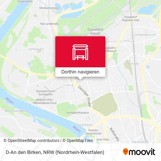 D-An den Birken Karte