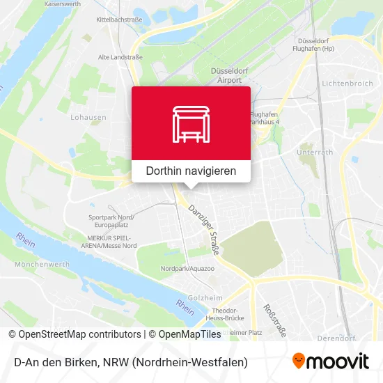 D-An den Birken Karte