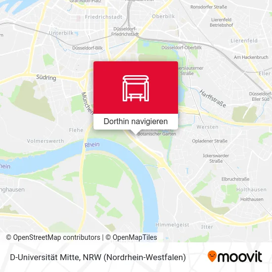 D-Universität Mitte Karte