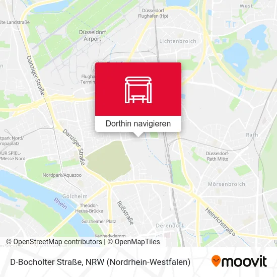 D-Bocholter Straße Karte