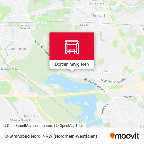 D-Strandbad Nord Karte