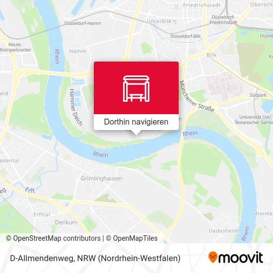 D-Allmendenweg Karte