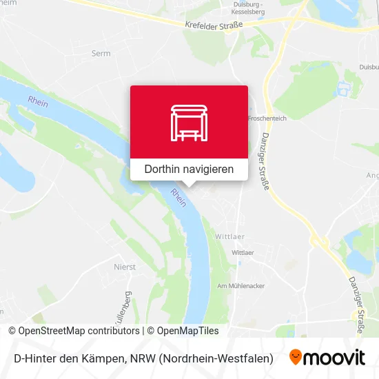 D-Hinter den Kämpen Karte