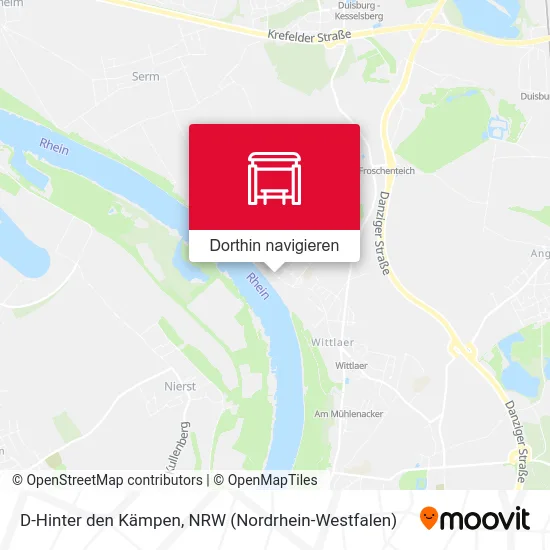 D-Hinter den Kämpen Karte