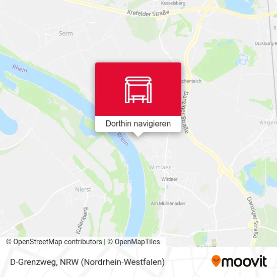 D-Grenzweg Karte