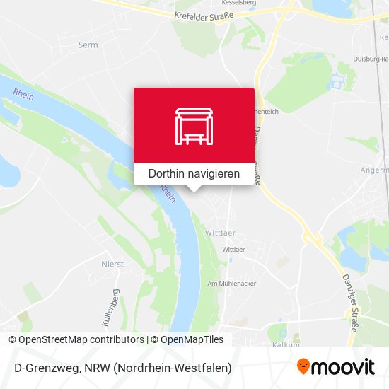 D-Grenzweg Karte