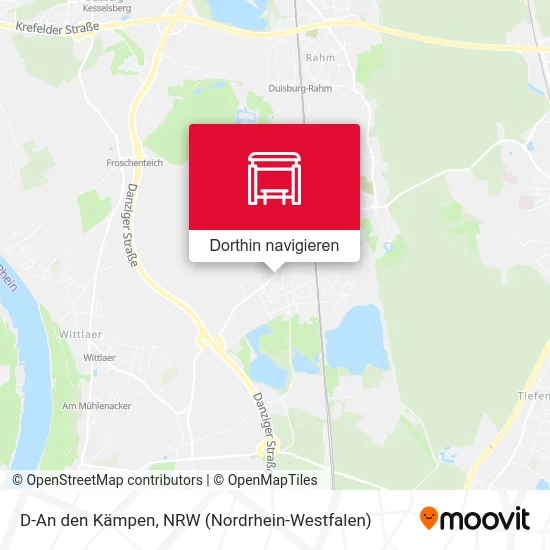 D-An den Kämpen Karte