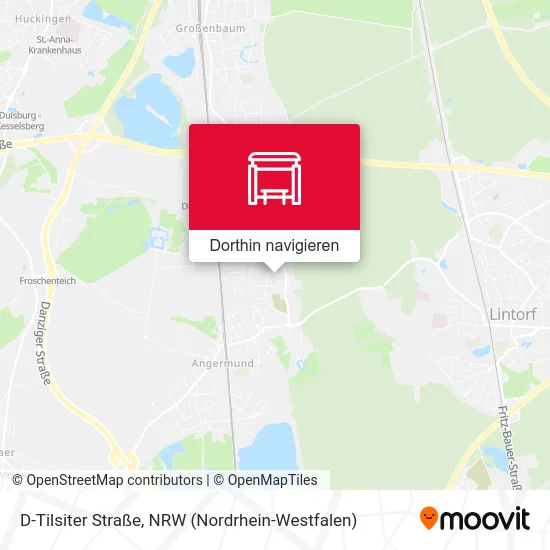 D-Tilsiter Straße Karte