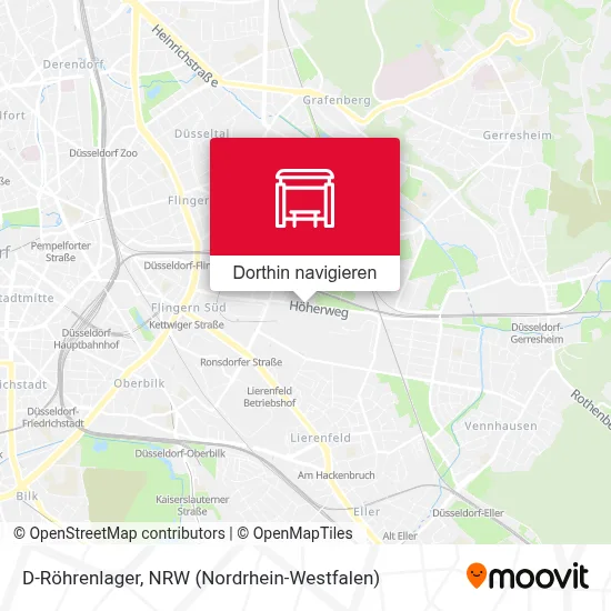 D-Röhrenlager Karte