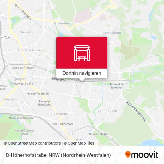 D-Höherhofstraße Karte