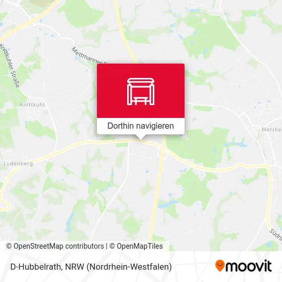 D-Hubbelrath Karte