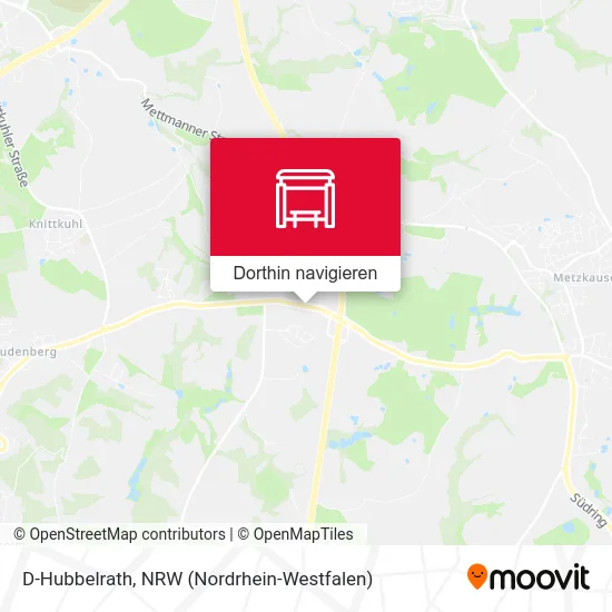 D-Hubbelrath Karte