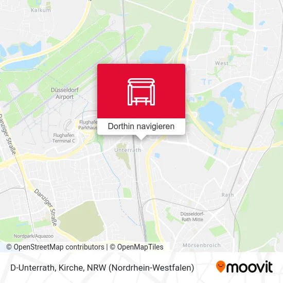 D-Unterrath, Kirche Karte