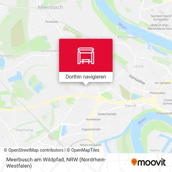 Meerbusch am Wildpfad Karte