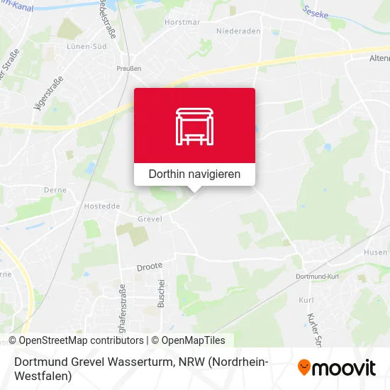 Dortmund Grevel Wasserturm Karte
