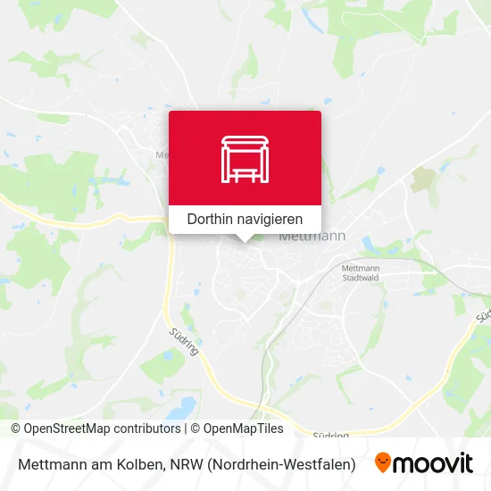 Mettmann am Kolben Karte