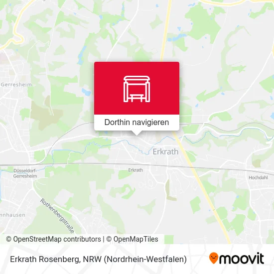 Erkrath Rosenberg Karte