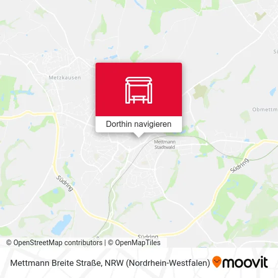 Mettmann Breite Straße Karte