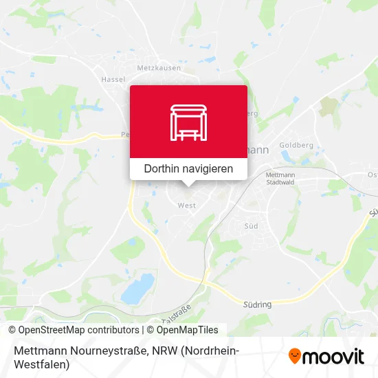 Mettmann Nourneystraße Karte