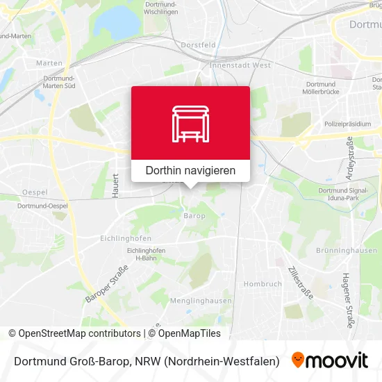 Dortmund Groß-Barop Karte