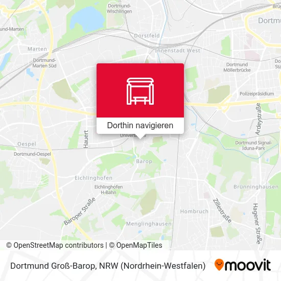 Dortmund Groß-Barop Karte