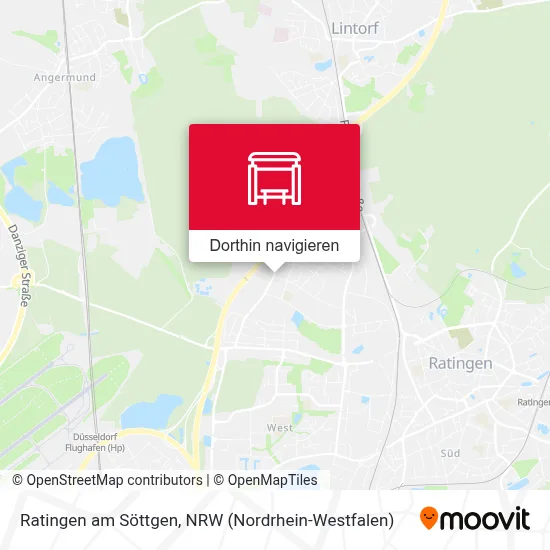Ratingen am Söttgen Karte