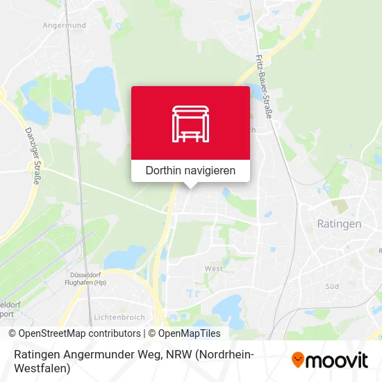 Ratingen Angermunder Weg Karte