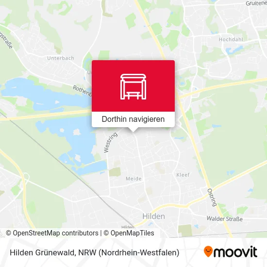 Hilden Grünewald Karte