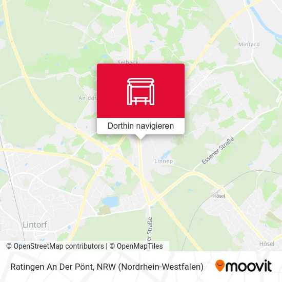 Ratingen An Der Pönt Karte