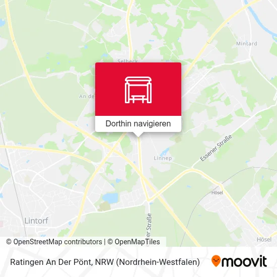 Ratingen An Der Pönt Karte