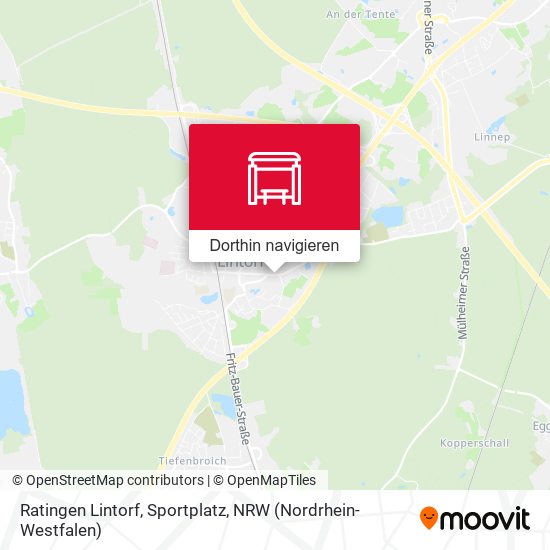 Ratingen Lintorf, Sportplatz Karte