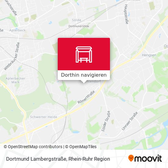 Dortmund Lambergstraße Karte
