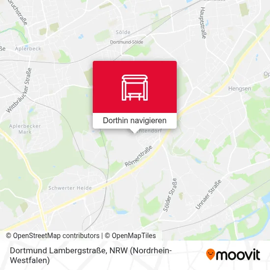 Dortmund Lambergstraße Karte