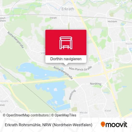 Erkrath Rohrsmühle Karte