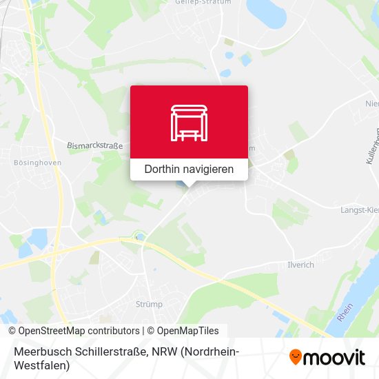 Meerbusch Schillerstraße Karte