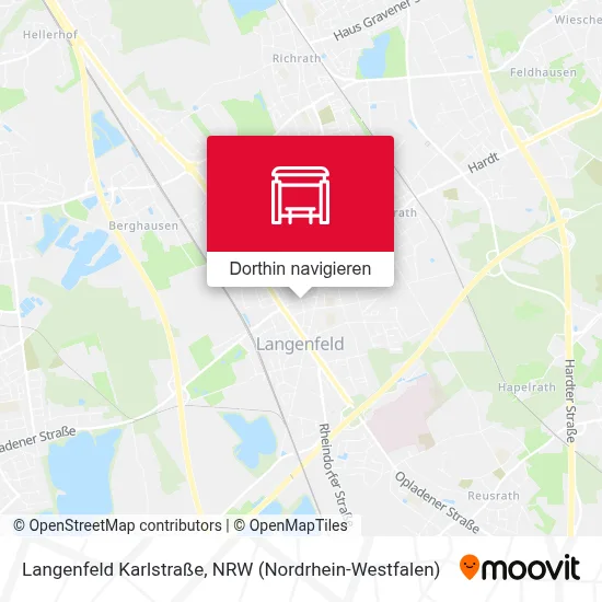 Langenfeld Karlstraße Karte