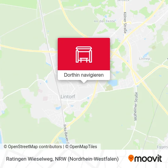 Ratingen Wieselweg Karte