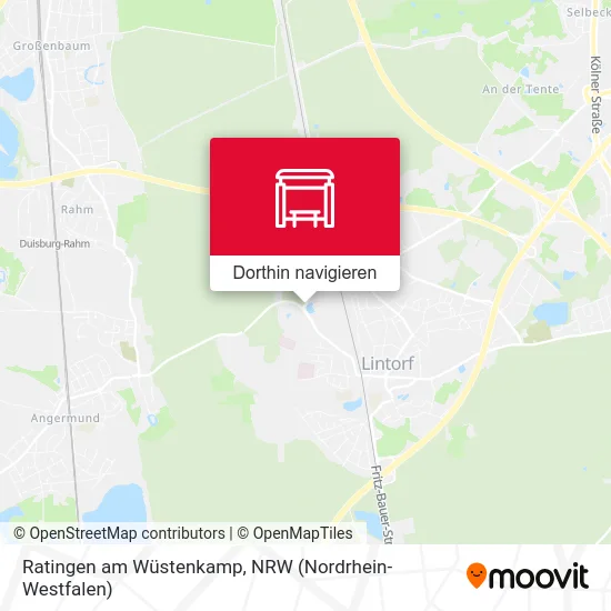 Ratingen am Wüstenkamp Karte