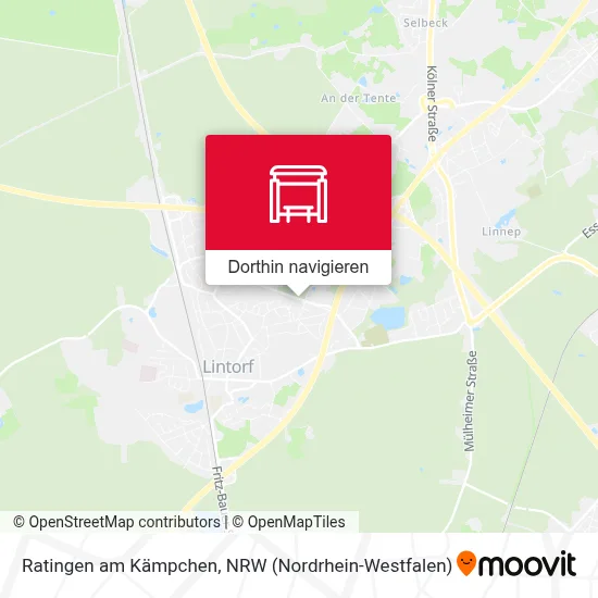 Ratingen am Kämpchen Karte