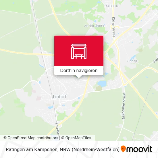 Ratingen am Kämpchen Karte