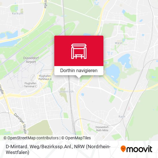 D-Mintard. Weg/Bezirkssp.Anl. Karte