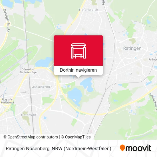 Ratingen Nösenberg Karte