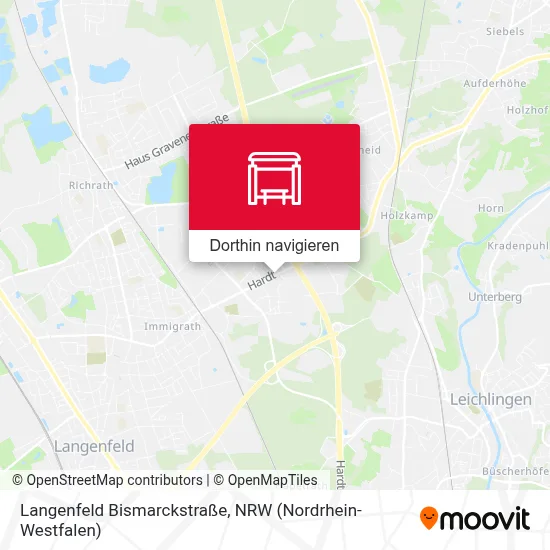 Langenfeld Bismarckstraße Karte