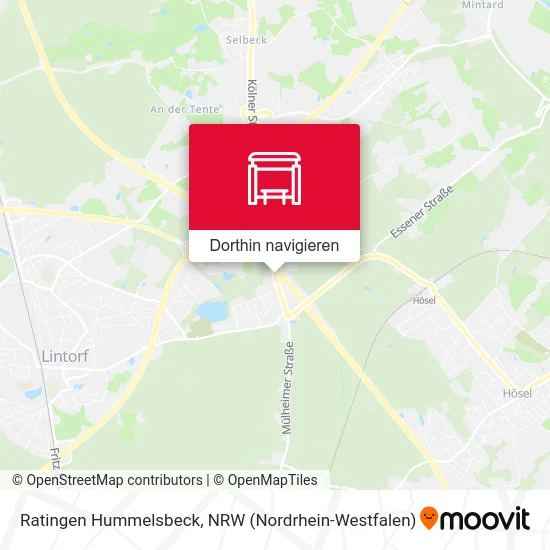 Ratingen Hummelsbeck Karte