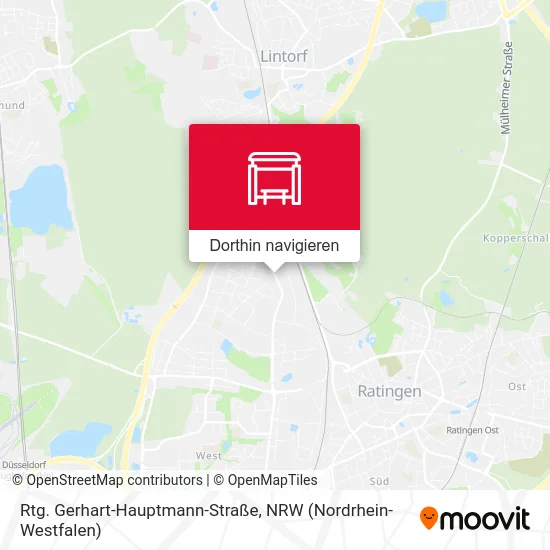 Rtg. Gerhart-Hauptmann-Straße Karte