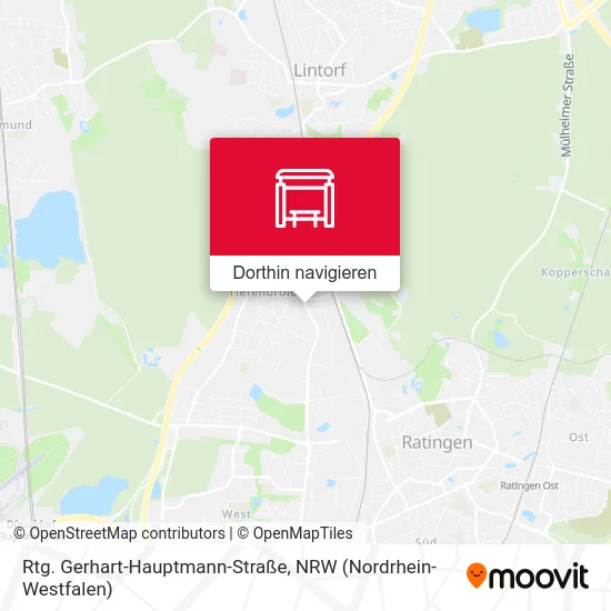 Rtg. Gerhart-Hauptmann-Straße Karte