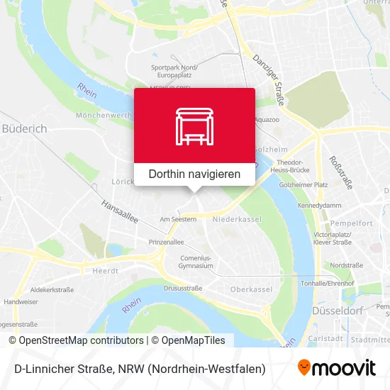 D-Linnicher Straße Karte