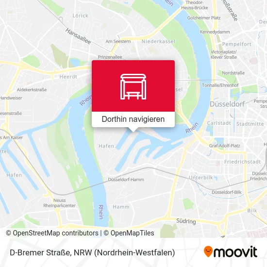 D-Bremer Straße Karte